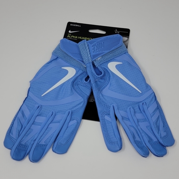 Nike Alpha Huarache Elite Unisex Batting Gloves Blue CV0720 431 Size Large New - Picture 1 of 8